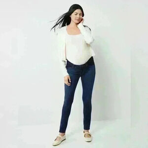 J BRAND MAMA J SIDE PANEL SUPER SKINNY MATERNITY JEANS size 27
